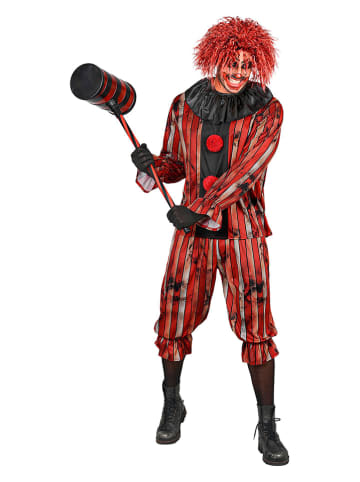 Widmann 2-częściowy kostium "WICKED CLOWN" w kolorze czerwonym