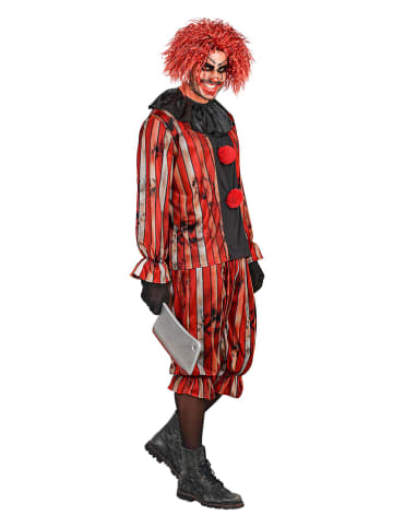 Widmann 2-częściowy kostium "WICKED CLOWN" w kolorze czerwonym
