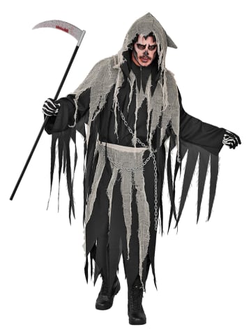 Widmann 4-częściowy kostium "CHAINED REAPER" w kolorze czarnym