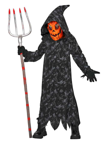 Widmann 2tlg. Kostüm "PUMPKIN REAPER" in Schwarz