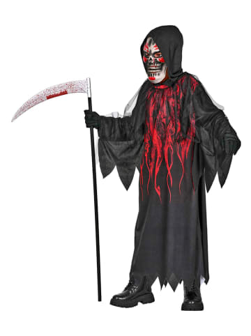 Widmann 2tlg. Kostüm "BURNING REAPER" in Schwarz