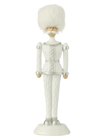 J Line Figurka dekoracyjna "Nutcracker" w kolorze białym - 5 x 19 x 6 cm
