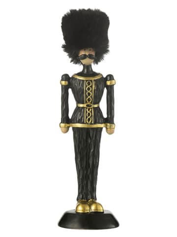 Dekofigur "Nussknacker" in Schwarz - (B)5 x (H)19 x (T)6 cm