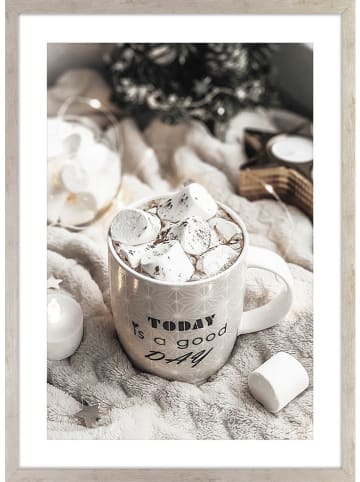 Gerahmter Kunstdruck "Cozy Cocoa" - (L)70 x (B)50 cm