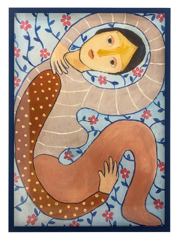 Gerahmter Kunstdruck "Floriesta" - (B)52 x (H)72 cm