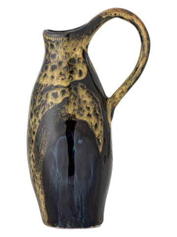Bloomingville Vase "Jenkins" in Blau/ Beige - (H)20 x Ø 8 cm