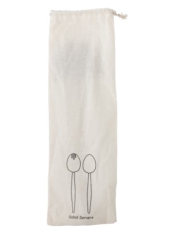 Bloomingville Salatbesteck "Lyas" in Gold - (L)32 cm