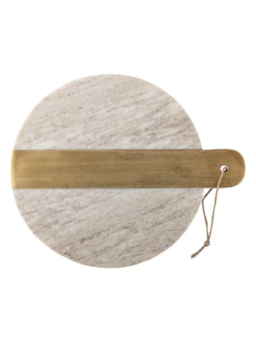 Bloomingville Snijplank "Villette" wit/bruin - (L)25 x (B)30,5 cm