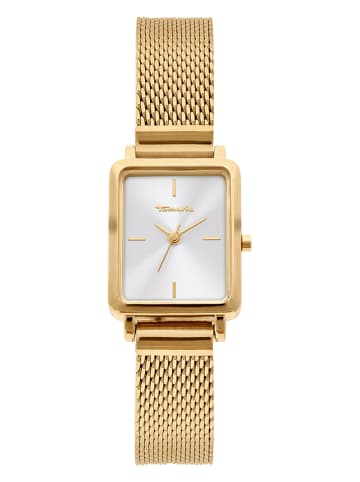 Quarzuhr in Gold/ Weiß