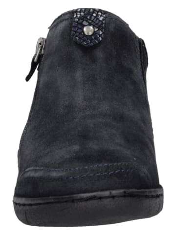 Josef Seibel Leder-Ankle-Boots "Nenra 01" in Dunkelblau