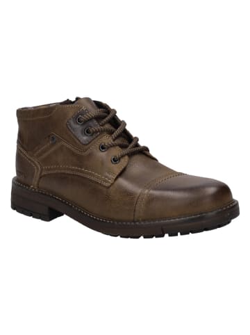 Josef Seibel Leder-Ankle-Boots "Tinens 01" in Braun