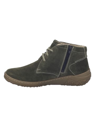 Josef Seibel Leren enkelboots "Ruby 01" kaki