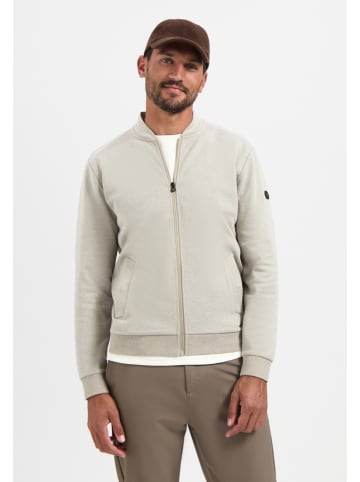 Sweatjacke in Sand
