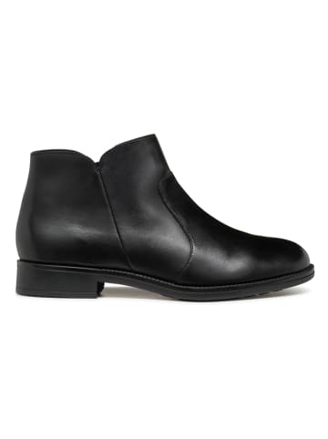 Geox Leder-Ankle-Boots "Jaylon" in Schwarz