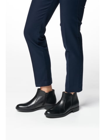 Geox Leren enkelboots "Jaylon" zwart
