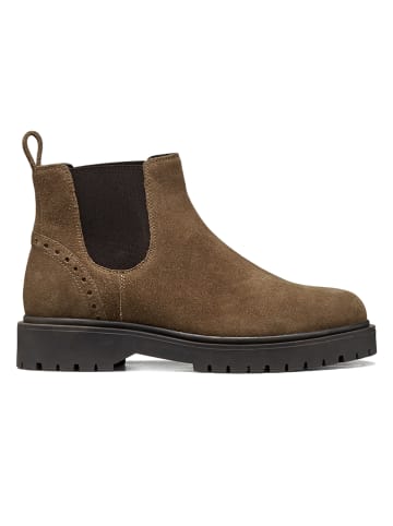 Geox Leren chelseaboots "Bleyze" taupe