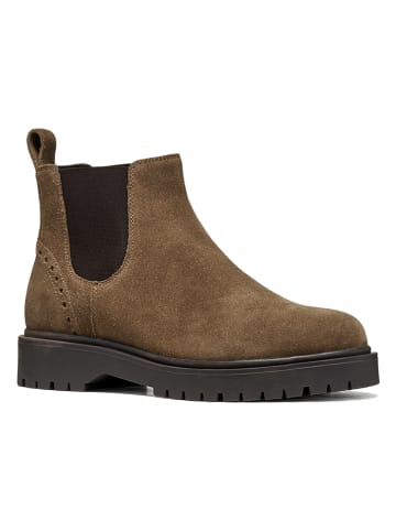 Geox Leren chelseaboots "Bleyze" taupe