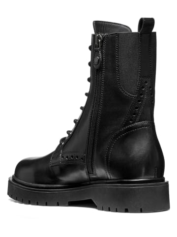 Geox Leren boots "Bleyze" zwart