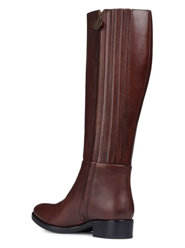 Geox Leder-Stiefel "Felicity" in Hellbraun