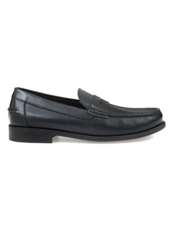 Geox Leren mocassins "New Damon" zwart