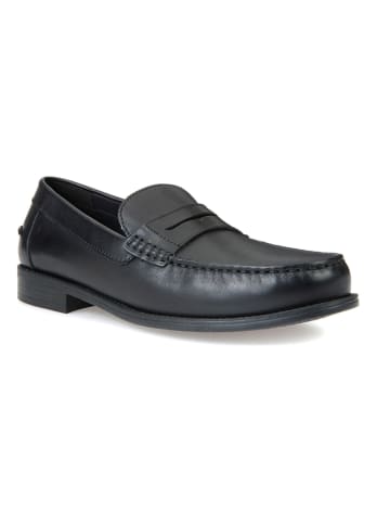 Geox Leren mocassins "New Damon" zwart