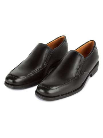 Geox Leder-Slipper "Federico" in Schwarz