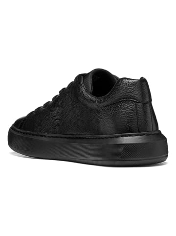 Geox Leren sneakers "Deiven" zwart
