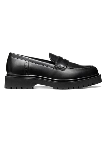 Geox Leren mocassins "Bleyze" zwart