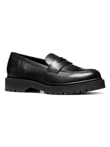 Geox Leren mocassins "Bleyze" zwart