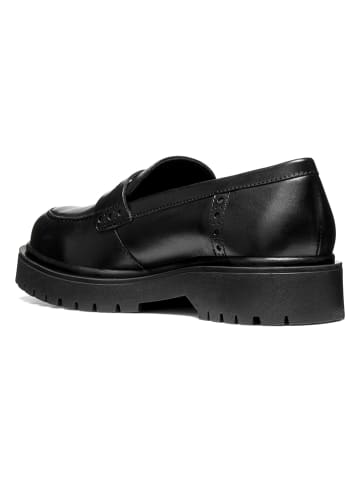 Geox Leren mocassins "Bleyze" zwart