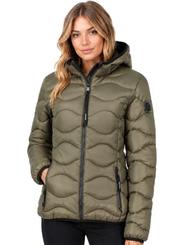 Geographical Norway Doorgestikte jas "Buby" kaki
