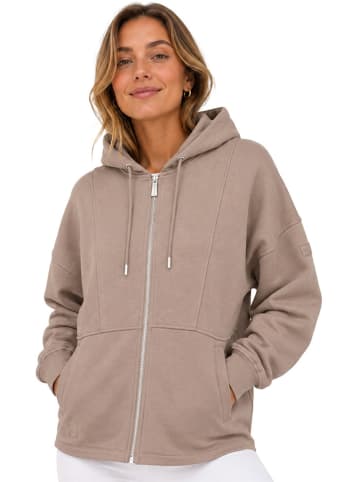 Geographical Norway Sweatvest "Florale" taupe