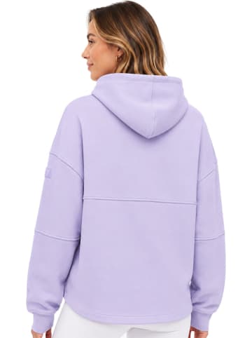 Sweatvest "Florale" paars