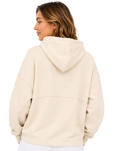 Sweatvest "Florale" crème