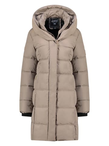 Geographical Norway Doorgestikte mantel "Djamila" taupe