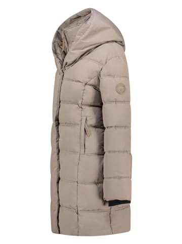 Geographical Norway Steppmantel "Djamila" in Taupe