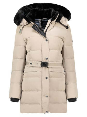 Wintermantel "Bettino" in Creme