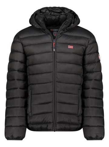 Geographical Norway Kurtka pikowana "Amigo" w kolorze czarnym