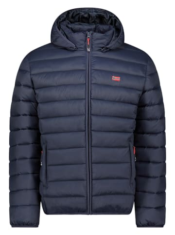 Geographical Norway Kurtka pikowana "Amigo" w kolorze granatowym