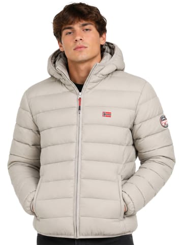 Geographical Norway Kurtka pikowana "Amigo" w kolorze szarym