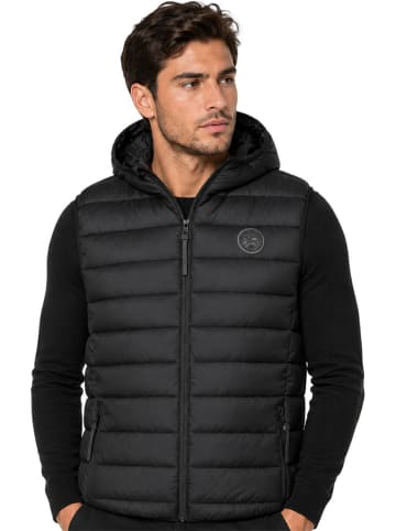 Geographical Norway Steppweste "Vamiglobe" in Schwarz