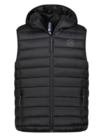 Geographical Norway Kamizelka pikowana "Vamiglobe" w kolorze czarnym