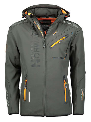 Geographical Norway Softshelljas "Royaute" antraciet
