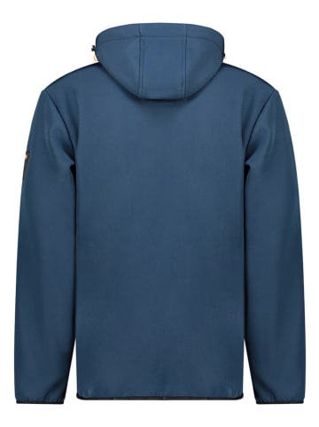 Softshelljacke "Toxique" in Dunkelblau/ Orange