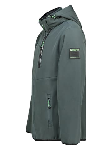Geographical Norway Kurtka softshellowa "Toxique" w kolorze zielonym