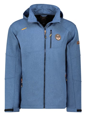 Geographical Norway Kurtka softshellowa "Tolympia" w kolorze błękitnym