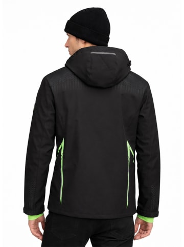 Geographical Norway Softshelljacke "Trelino" in Schwarz/ Grün