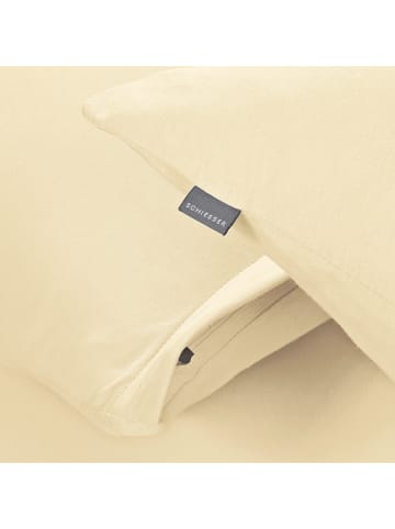 Jersey-Kissenhülle "Jessi" in Creme