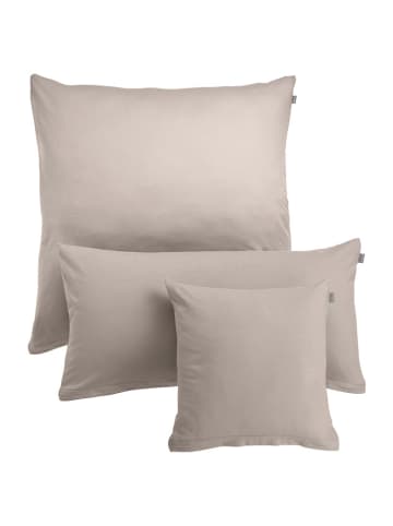 Jersey-Kissenhülle "Jessi" in Taupe