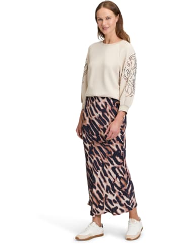 Betty Barclay Rok crème/lichtbruin/zwart